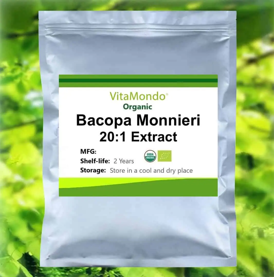 Organic-Bacopa-Monnieri-Extract-Powder-VitaMondo Organic Bacopa Monnieri Extract Powder