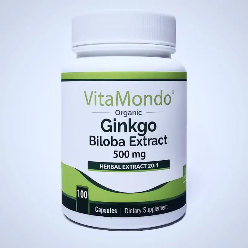 Organic Ginkgo Biloba Capsules