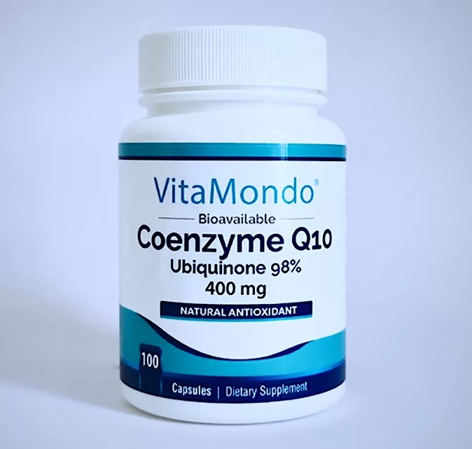 Coenzyme Q10 Ubiquinone 98% 1 Front